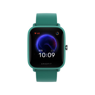 AMAZFIT 跃我 Pop Pro 智能手表 40.9mm 松绿表盘 松绿硅胶表带（GPS、血氧、NFC）