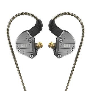 NICEHCK DB3 入耳式挂耳式圈铁有线耳机 黑色 3.5mm