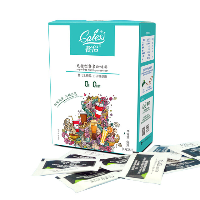 CALESS 餐侣 代糖 无糖型 星巴克同款糖包 58g 1gx58包