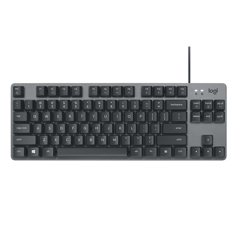 logitech 罗技 k835 84键 有线机械键盘 黑色 ttc红轴 无光