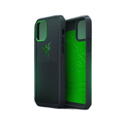 RAZER 雷蛇 Razer 雷蛇 iPhone 12 Pro 冰铠专业版 硅胶散热保护壳 黑绿色