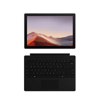 Microsoft 微软 Surface Pro 7 12.3英寸 Windows 10 平板电脑+典雅黑键盘(2736*1824dpi、酷睿i7-1065G7、16GB、1TB SSD、WiFi版、亮铂金、VDX-00009)