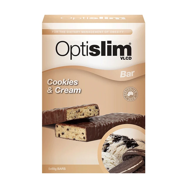 Optislim 蛋白棒 奶油曲奇味 60g 5支