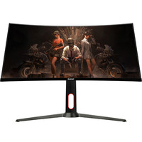SANC 盛色 H30Pro 29.5英寸 VA 曲面 FreeSync 显示器 (2560×1080、200Hz、118%sRGB)