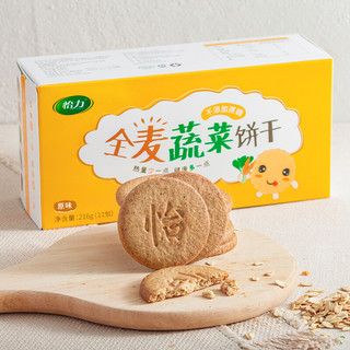 YILI 怡力 全麦蔬菜饼干 原味 216g