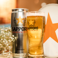 SAPPORO 札幌啤酒500ml＊8听 赠杯子