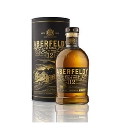  9号会员日，双倍积分！Aberfeldy 艾柏迪 12年 单一麦芽苏格兰威士忌 公升装 1000ml