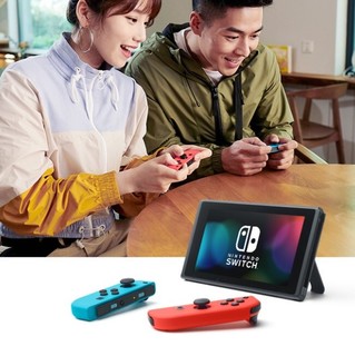 Nintendo 任天堂 国行版 Switch游戏主机 续航增强版+《舞力全开 Just Dance》游戏卡带+《健身环大冒险》体感游戏