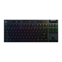 logitech 罗技 G913 TKL 87键 2.4G蓝牙 Lightspeed 双模无线机械键盘 黑色 GL C轴 RGB