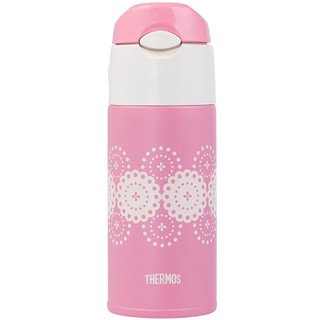 THERMOS 膳魔师 FHL-400F 儿童保温杯 400ml 粉色烟花