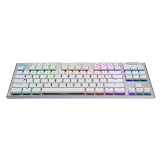 logitech 罗技G913 TKL 87键2.4G蓝牙Lightspeed 双模无线机械键盘白色