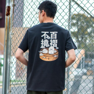 Dickies 帝客 中华美食系列 男士T恤 DK007615 黑色 S