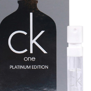 卡尔文·克莱 Calvin Klein CK ONE系列 卡雷优中性淡香水 EDT 铂金版 1.2ml