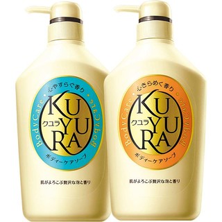 KUYURA 可悠然 美肌沐浴露套装 (恬静清香550ml+花漾之恋550ml+碧野悠悠550ml)