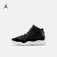 AIR JORDAN 正代系列 JORDAN 11 RETRO (PS) 儿童运动鞋 黑色 29.5码