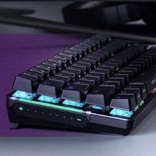 ROG 玩家国度 魔导士 68键 2.4G双模无线机械键盘 黑色 Cherry青轴 RGB
