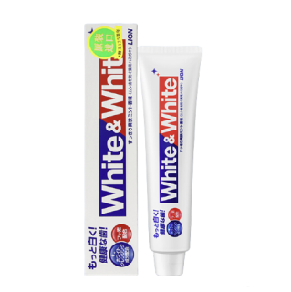 LION 狮王 WHITE&WHITE美白牙膏