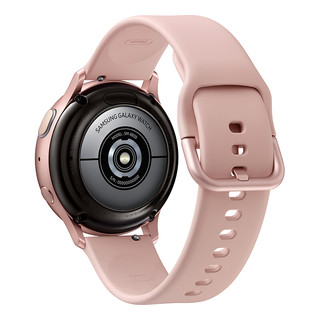 SAMSUNG 三星 Galaxy Watch Active 2 智能手表 44mm 粉色铝合金表盘 玫瑰金硅胶表带（GPS、扬声器）