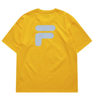 FILA 斐乐 FUSION 中性运动T恤 T11U126110F-YE 黄色 M