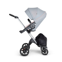 STOKKE 思多嘉儿 Xplory V6 婴儿推车 银/黑色/樱花粉