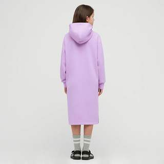 UNIQLO 优衣库 433510 女童连衣裙 浅蓝紫色 150cm