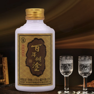 百年糊涂 经典小百年 43%vol 浓香型白酒 125ml 单瓶装