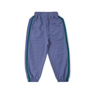 左西 XK202102 男童休闲裤 蓝色 130cm