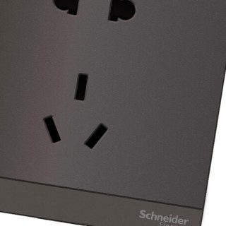 Schneider Electric 施耐德电气 AvatarOn绎尚系列 E83426_10US_SL_C1 五孔插座 荧光灰色