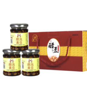 桃溪  永春 醋泡黄豆   160g*3瓶