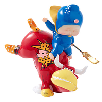 稀奇艺术 瞿广慈《牛霸天》17.5X10X20cm 雕塑 玻璃钢着色