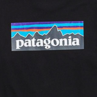 patagonia 巴塔哥尼亚 男士短袖T恤 60451481 黑色 S