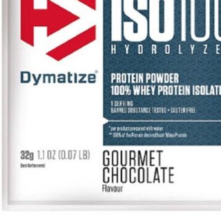 Dymatize 狄马泰斯 ISO100分离乳清蛋白粉 香草味 30g