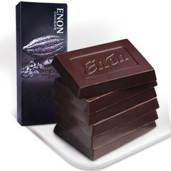 Enon 怡浓 可可脂纯黑巧克力  120g