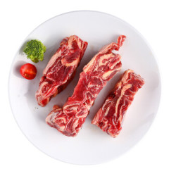 原切牛肋条段(纯肉无骨)900g*2件+谷饲牛脊骨800g(也可搭配14.4元/片的牛排)
