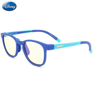 迪士尼（Disney）儿童防蓝光眼镜手机电脑护目镜男女通用3-12岁 蓝色