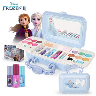Disney 迪士尼 儿童化妆品指甲油口红眼影盘爱莎公主六一儿童节礼物女孩玩具生日