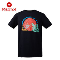 Marmot 土拨鼠 N44867 男款运动短袖T恤
