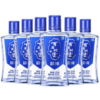 百年糊涂 超纯 33%vol 白酒 125ml*6瓶 整箱装