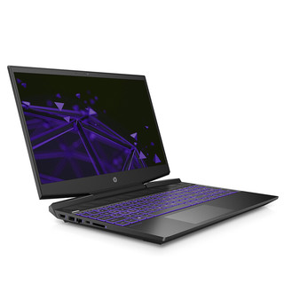 HP 惠普 光影精灵6 15.6英寸 游戏本 黑色紫光 (酷睿i5-10200H、GTX 1650Ti 4G、16GB、512GB SSD、1080P、IPS、60Hz）