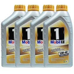 Mobil 美孚 1号 FS 0W-40 SN级 全合成机油 1L 4件装