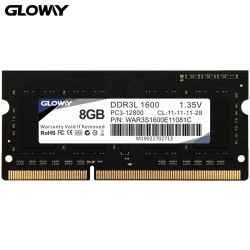 光威(Gloway)8GB DDR3L 1600 笔记本内存 战将系列-低电压版/精选颗粒