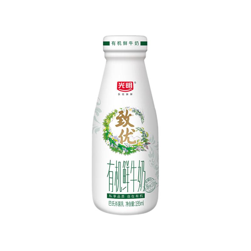 优选bright 光明 致优 有机鲜牛奶 195ml