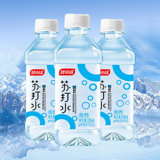 舒小达 苏打水350ml×24瓶无气弱碱果味苏打水饮料多规格柠檬 新款舒小达【柠檬】350ml*24瓶