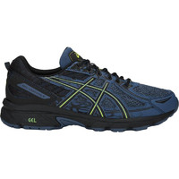 ASICS 亚瑟士 Gel-Venture 6 男子越野跑鞋 1011A591-400 蓝黑 37.5