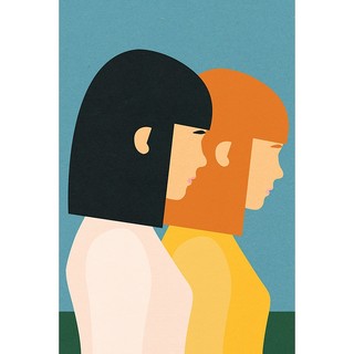 【pica photo】Rosi Feist  Two Sisters 33 x 28 cm 插画 限量50版 哑光纤维艺术纸
