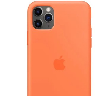 Apple 苹果 iPhone 11 Pro Max 硅胶保护壳 鲜橙色