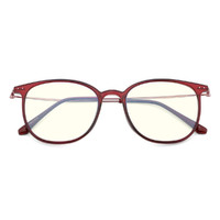 LOHO 防蓝光**眼镜电脑护目镜新品平光镜韩版椭圆大框眼镜框