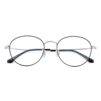LOHO 防蓝光**眼镜电脑护目镜时尚简约平光镜椭圆合金眼镜框
