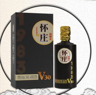 怀庄 1983馆藏 V30 53%vol 酱香型白酒 500ml 单瓶装