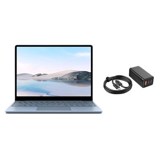 Microsoft 微软 Surface Laptop Go 12.4英寸 轻薄本 冰晶蓝(酷睿i5-1035G1、核芯显卡、8GB、128GB SSD+1080P)+65W便携PD快充头套装